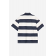 CARHARTT WIP S/S DELRAY POLO STRIPE BLUE