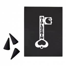 CARHARTT WIP LOCKED CONE INCENSE WHITE / BLACK