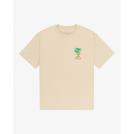 RVCA FROND MURAL SS MOONBEAN