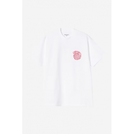 CARHARTT WIP S/S SPIRALS T-SHIRT WHITE