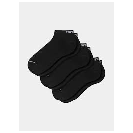 CARHARTT WIP SCRIPT SNEAKERS SOCKS BLACK AND WHITE