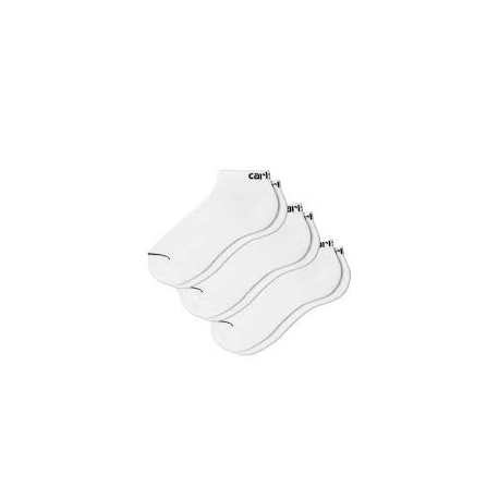 CARHARTT WIP SCRIPT SNEAKERS SOCKS WHITE AND BLACK