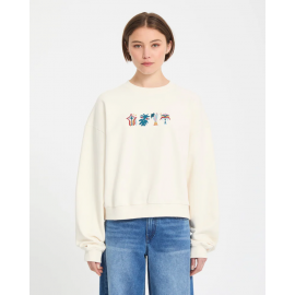 VOLCOM FA BRUNO LUCAS CREW OFF WHITE