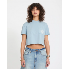 VOLCOM POCKET DIAL TEE CALI BLUE