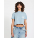 VOLCOM POCKET DIAL TEE CALI BLUE