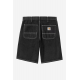 CARHARTT WIP SIMPLE SHORT BLACK STONE WASHED NO LENGTH