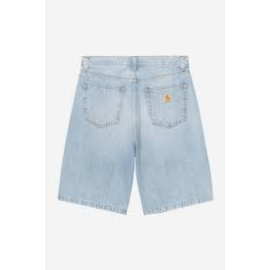 CARHARTT WIP LANGDON SHORT BLUE STONE BLEACHED