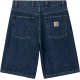 CARHARTT WIP BRANDON SHORT BLUE STONE WASHED