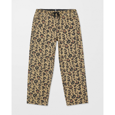 VOLCOM FREAZY LOOSE EW DENIM CHEETAH