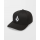 VOLCOM FULL STONE FLEXFIT HAT BLACK