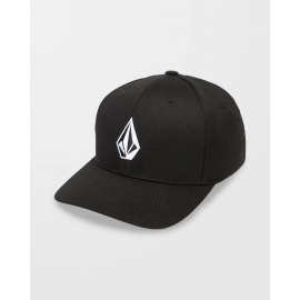 VOLCOM FULL STONE FLEXFIT HAT BLACK