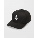 VOLCOM FULL STONE FLEXFIT HAT BLACK