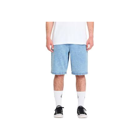 VOLCOM FREAZY DENIM EW SHORT 22 PALE AQUA