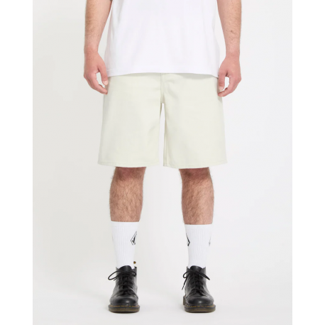 VOLCOM BILLOW SHORT DENIM DIRTY WHITE