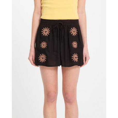 VOLCOM EMB MIDNITE RAMBLE SHORT VINTAGE BLACK