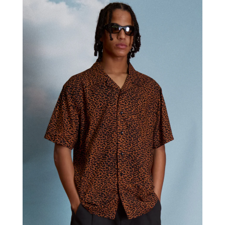 VOLCOM UTOPIA PRINT SS BROWN HORN