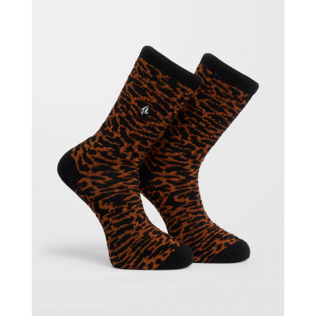 VOLCOM UTOPIAS SOCK BROWN HORN