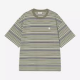CARHARTT WIP S/S T-SHIRT ZANE DOLLAR GREEN 