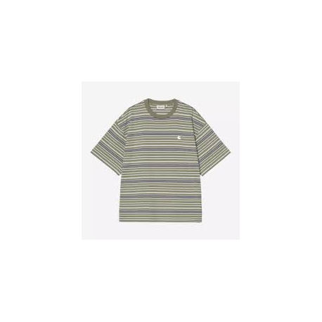 CARHARTT WIP S/S T-SHIRT ZANE DOLLAR GREEN 