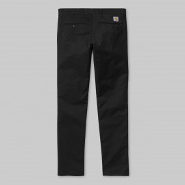 CARHARTT SID PANT LAMAR BLACK RINSED COOLMAX L32