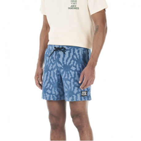 PICTURE SPONGY SHORTS A BLUE FLOWER E