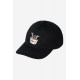 CARHARTT WIP BUMPER STICKER CAP BLACK