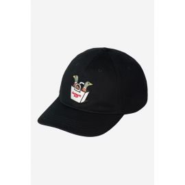 CARHARTT WIP BUMPER STICKER CAP BLACK