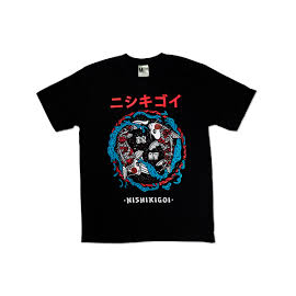 NAO INK T-SHIRT NISHIKI GOI BLACK