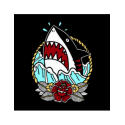 NAO INK T-SHIRT SHARK BLACK