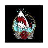 NAO INK T-SHIRT SHARK BLACK