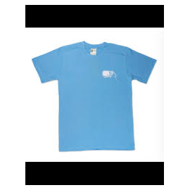 NAO INK T-SHIRT BALAINE PALMIER BLUE