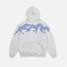 JACKER HORSE POWER ZIP HOODIE GREY