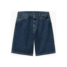 CARHARTT WIP LANDON SHORT 100% COTTON BLUE STONE WASHED