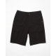 VOLCOM STRANGE TRIPPER CARGO SHORT BLACK 