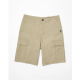 VOLCOM STRANGE TRIPPER CARGO SHORT KHAKI 