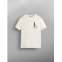 PICTURE D&S WINERIDER TEE NATURAL WHITE