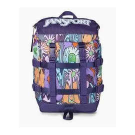 JANSPORT MINI SKIP BACK PACK 5Z2 MELTED BLOOMS YELLOW