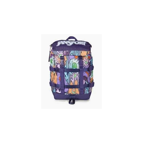 JANSPORT MINI SKIP BACK PACK 5Z2 MELTED BLOOMS YELLOW