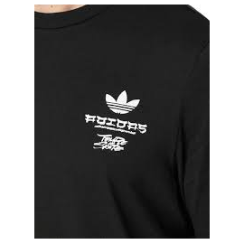 ADIDAS T-SHIRT TOS CRANE BLACK WHITE