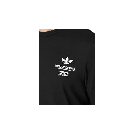 ADIDAS T-SHIRT TOS CRANE BLACK WHITE