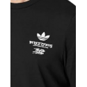 ADIDAS T-SHIRT  TOS CRANE BLACK WHITE