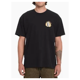 VOLCOM DOUBLE FANTASY LSE SST BLACK 