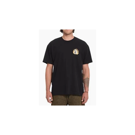 VOLCOM DOUBLE FANTASY LSE SST BLACK 