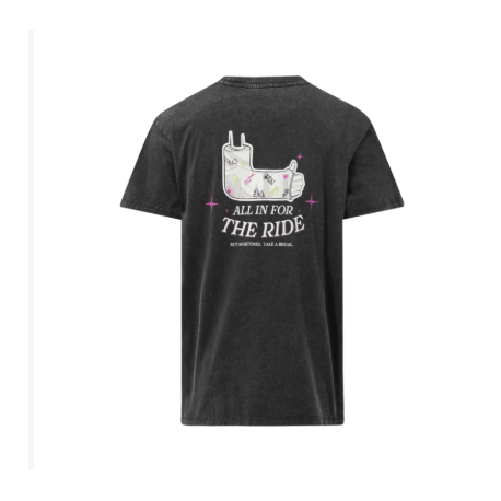 PICTURE ALLIN TEE BLACK WASHED