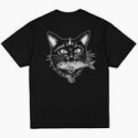 JACKER BLACK SARDINE T-SHIRT BLACK