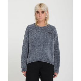 VOLCOM BUBBLE TEASE SWEATER STORM BLUE