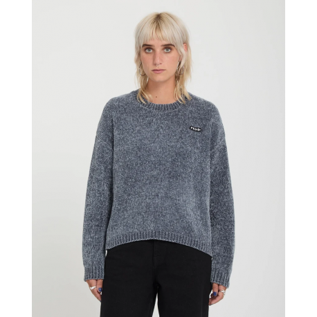 VOLCOM BUBBLE TEASE SWEATER STORM BLUE