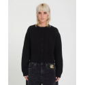 VOLCOM FA OZZY CARDIGAN BLACK