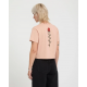 VOLCOM DIAL CROP TEE MISTY ROSE