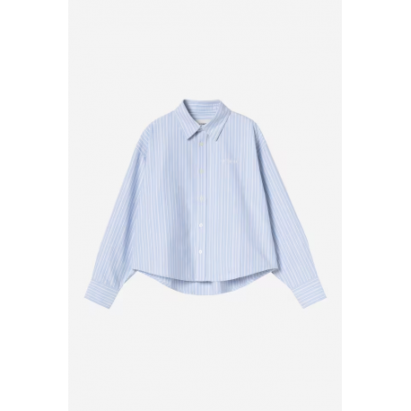 CARHARTT WIP W' L/S KANAN SHIRT STRIPE BLEACH